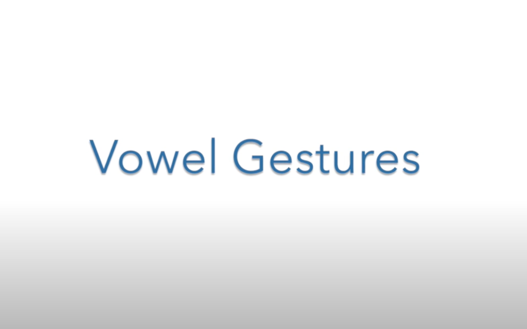 Vowel Gestures